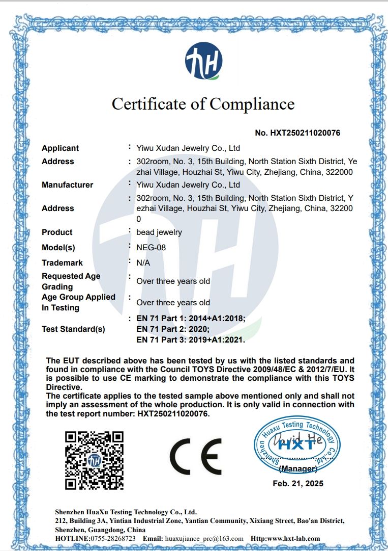 Certificate 1