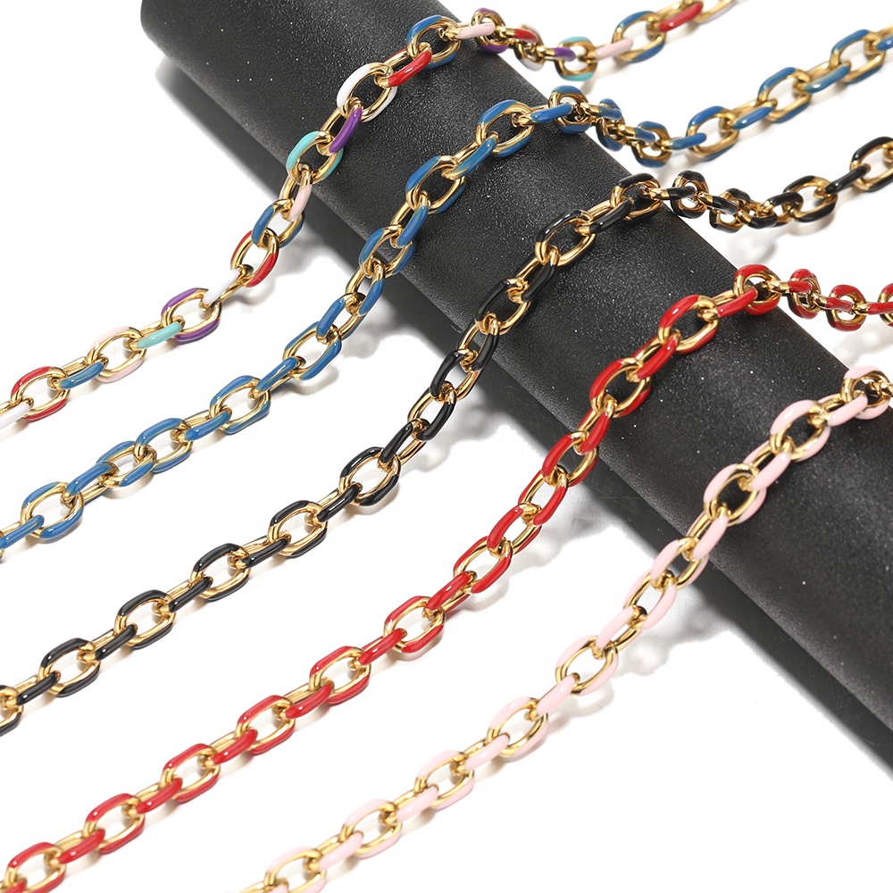 8mm Width Rolo Cable Link Chains