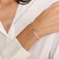 925 Silver Irregular Freshwater Pearl Colored Tennis Bracelet, 14K Gold Plated 3