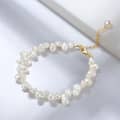 Freshwater Pearl Bracelet 925 Silver Luxury Adjustable Genuine Pearl 1
