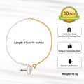 Minimalist 925 Sterling Silver 14K Gold Vermeil Plated Irregular Freshwater Pearl Choker Necklace 3