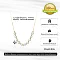Trendy Freshwater Baroque Pearls Pearl Beads Adjustable 925 Sterling Silver Necklace 3
