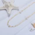 Dainty Adjustable Pearl Choker Necklace, 14K Gold Plated Cultured Freshwater Pearl 2