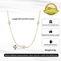 Dainty Adjustable Pearl Choker Necklace, 14K Gold Plated Cultured Freshwater Pearl 3