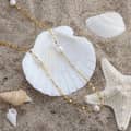 Dainty Adjustable Pearl Choker Necklace, 14K Gold Plated Cultured Freshwater Pearl 5