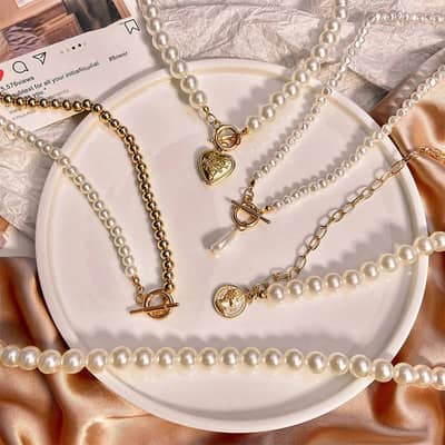 18K Gold Plated S925 Sterling Silver Baroque Pearl Pendant Drop Hoop Earrings detail 6