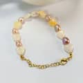 Handmade Sweet Design Freshwater Pearl Heart-shaped Natural Stone Bracelet 6