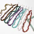 INS Style Natural Stone Handmade Necklace Irregular Stone Neck Chain 1