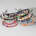 Vintage Style Handmade Woven Bracelet Colorful Design 1
