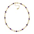 Pearl Necklace Natural Stone Waterproof Pearl Beaded Choker 1