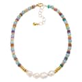 Pearl Necklace Natural Stone Beaded 1
