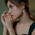 Simple Freshwater Pearl Drop Earrings Chain with Zircon Gold Plated 925 Sterling Silver 2