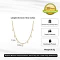 Vintage Satellite Freshwater Pearl Charm Paperclip Chain Necklace 4