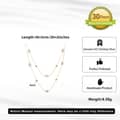 S925 Silver Double Layered Simulated Baroque Pearl Charm Long Necklace 4