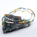 Pearl Necklace Natural Stone Freshwater Pearl Stainless Steel Beads Waterproof 3