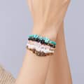 Natural Irregular Stone Crystal Adjustable Summer Waterproof Bracelet 2