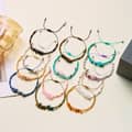 Natural Irregular Stone Crystal Adjustable Summer Waterproof Bracelet 3