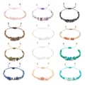 Natural Irregular Stone Crystal Adjustable Summer Waterproof Bracelet 6