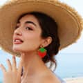 Summer Hand-Woven Seed Earrings Strawberry Design Bohemian Tassel 5