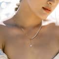 925 Sterling Silver Baroque Freshwater Pearl Necklace 4