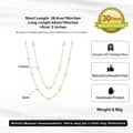 Double Layer 925 Sterling Silver Necklace Multiple Freshwater Pearls 4