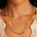 Light Luxury Niche 925 Sterling Silver Pearl Pendant Choker Design Necklace 3