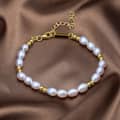 Design Vintage Pearl Bracelet Jewelry, Natural Pearl Adjustable Bracelet 2