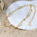 4-5mm Double-Layer Freshwater Pearl Bracelet, 14K 925 Sterling Silver 2