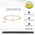 4-5mm Double-Layer Freshwater Pearl Bracelet, 14K 925 Sterling Silver 6
