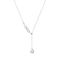 Genuine Freshwater Baroque Pearls 925 Sterling Silver Adjustable Necklace 1