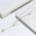 Genuine Freshwater Baroque Pearls 925 Sterling Silver Adjustable Necklace 3