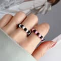Stylish Minimalist Bohemian Colorful Beads Ring 2