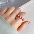 Stylish Minimalist Bohemian Colorful Beads Ring 3