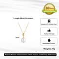 Unique Natural Freshwater Baroque Single Pearl Necklace 4