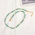 Natural Freshwater Pearl Necklace Crystal Waterproof Stainless Steel PVD Coated Beads 3