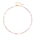 Natural Freshwater Pearl Necklace Crystal Bead 5