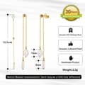 Elegant Long Tassel Pearl Wedding Dangle Earrings 925 Silver Pearl Drop Earrings 4