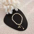 Freshwater Pearl Fish Tail Charm Bracelet Stainless Steel Beads 4