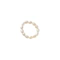 Natural Pearl Irregular Pearl Elastic Adjustable Beads Ring 6