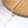 Natural Baroque Pearl Pendant Necklace Set, 925 Sterling Silver Freshwater Pearl 3
