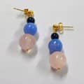 Natural Stone Handmade Beaded Pearl Necklace Colorful 5