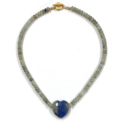 Natural Stone Handmade Beaded Colored Natural Stone detail 3