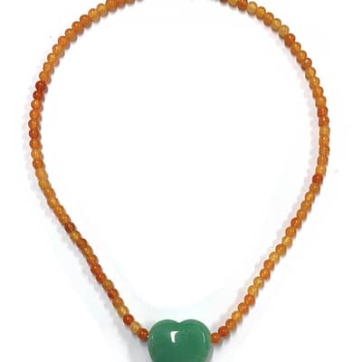Natural Stone Handmade Beaded Colored Natural Stone detail 5