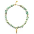Ocean Series Natural Stone Pearl Necklace Conch Stainless Steel Pendant 2