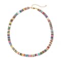 Natural Stone Colored Handmade Beaded Necklace 1