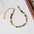 Natural Stone Beads Necklace Bohemian Style Beaded Freshwater Pearl Handmade Party Gift 4