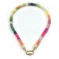 Ocean Rainbow Natural Stone Necklace Handmade Color Beaded 1