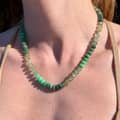 Ocean Rainbow Natural Stone Necklace Handmade Color Beaded 3
