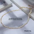 French Design 925 Sterling Silver 14K Vintage Baroque Natural Freshwater Pearls Handmade Choker 2