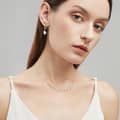 925 Sterling Silver Pendant Beaded Pearl Necklace Chain 3